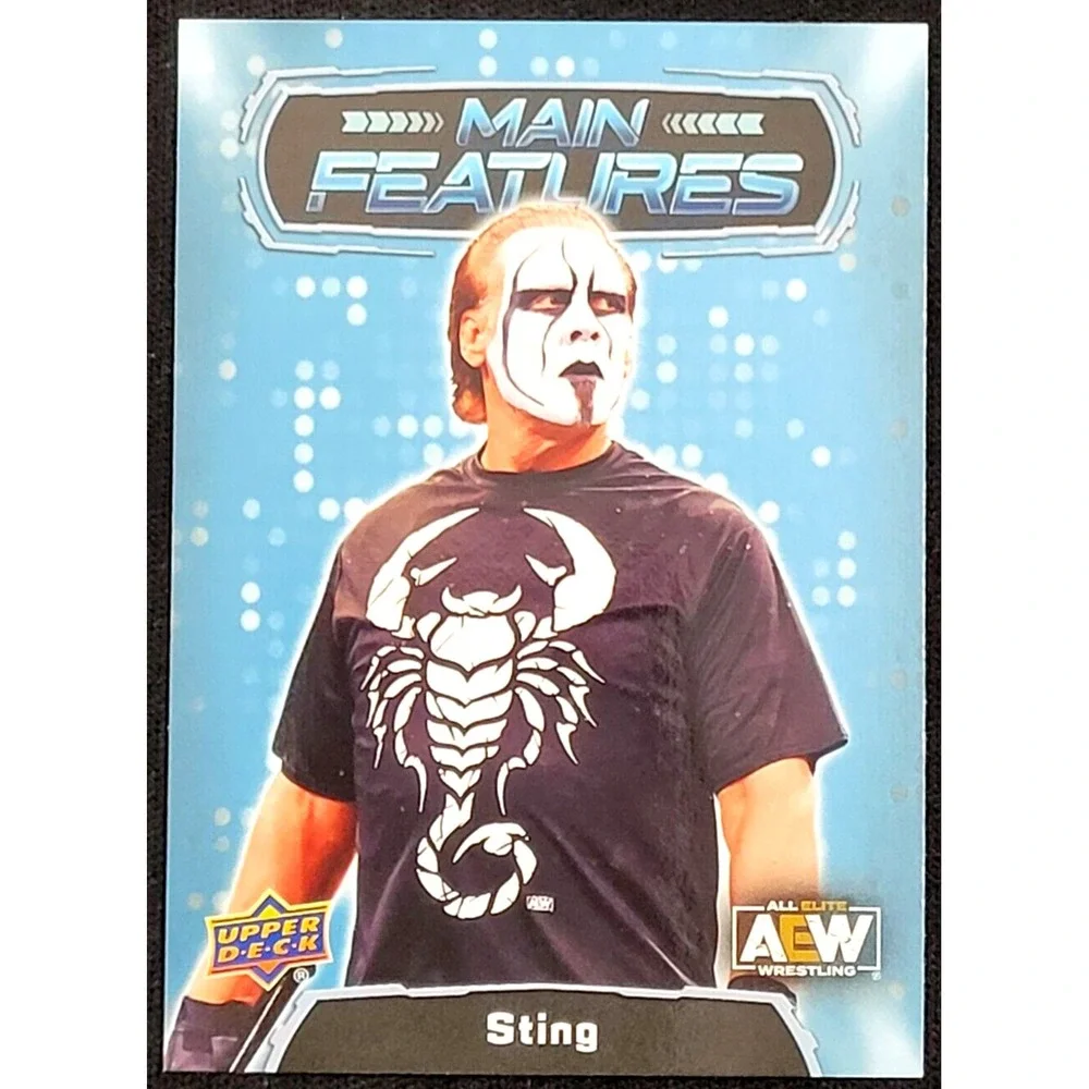 2021‎ UPPER DECK AEW STING MAIN FEATURES - ALL ELITE WRESTLING
